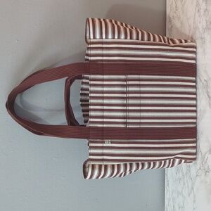 BEIS Vacation Tote Maple Stripe